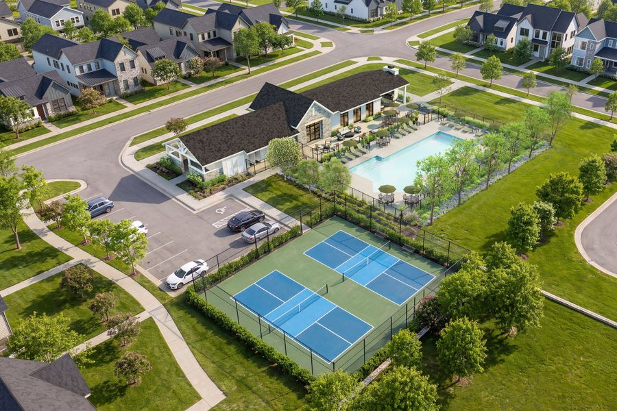 Aerial view of the Addison Hill community in Charlotte, NC, showing layout and nearby surroundings (Image 4).