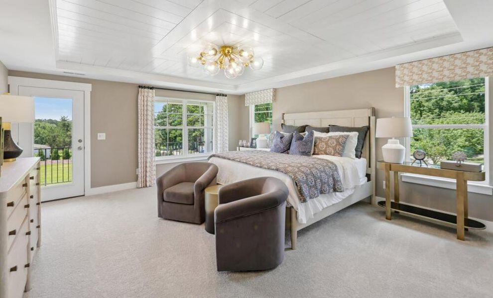 Furnished interior in a model home at The Grove at Bratton Park in York (Image 39). Furnished interior in a model home at The Grove at Bratton Park in York (Image 39).