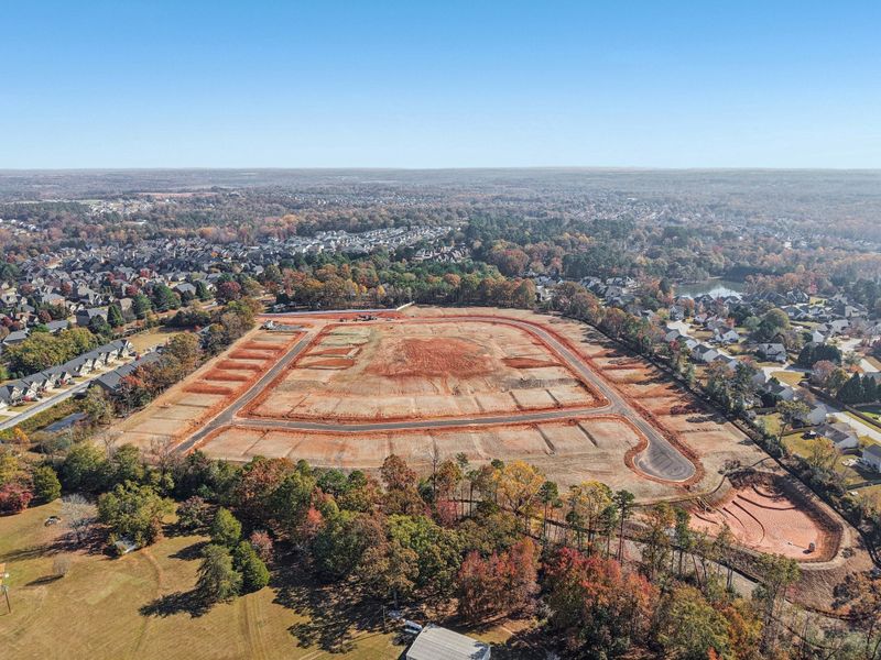 Site preparation and early development at Arbor Gate in Simpsonville, SC (Image 22).