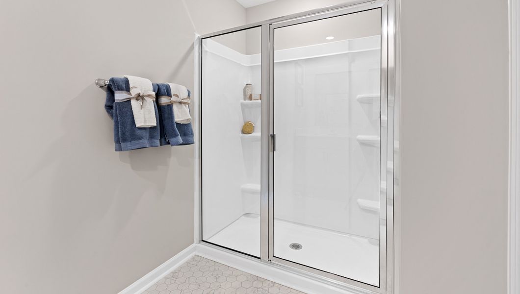 Furnished interior in a model home at Cloverdale Hills in Piedmont (Image 31).