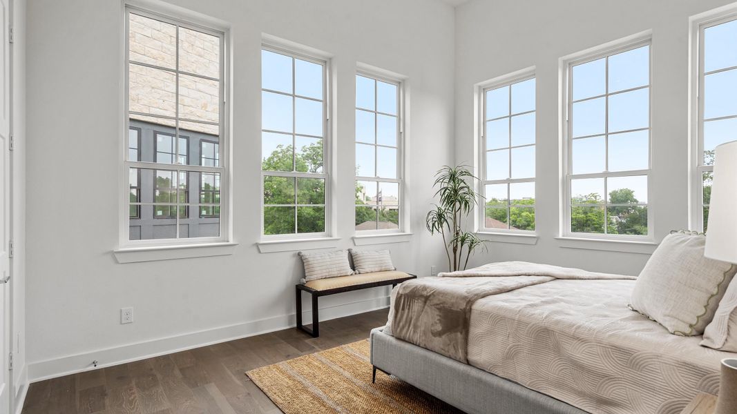Furnished interior in a model home at Downtown Round Rock – The Depot in Round Rock (Image 8).