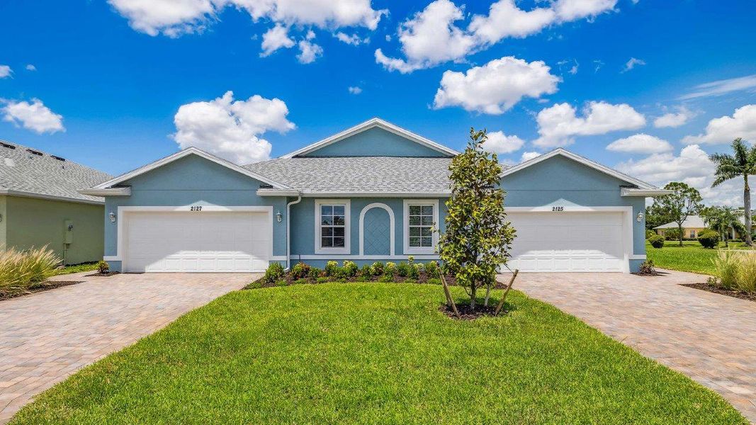 Front exterior of a home in the Heritage Lake Park community, located in Punta Gorda, FL (Image 3).