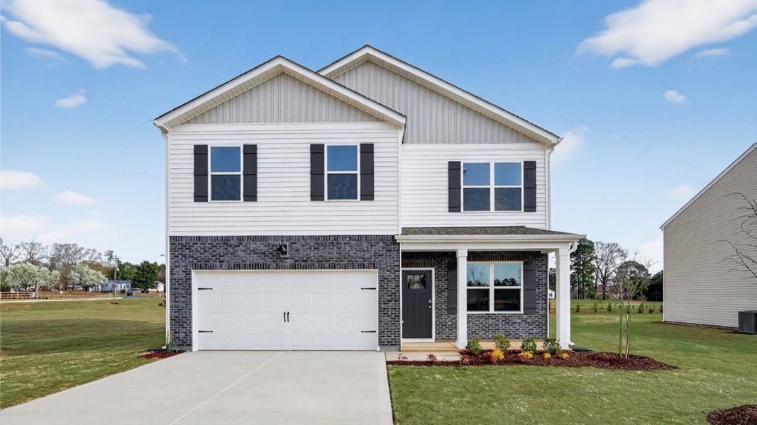 Front exterior of a home in the Cross Creek community, located in Spring Lake, NC (Image 3).
