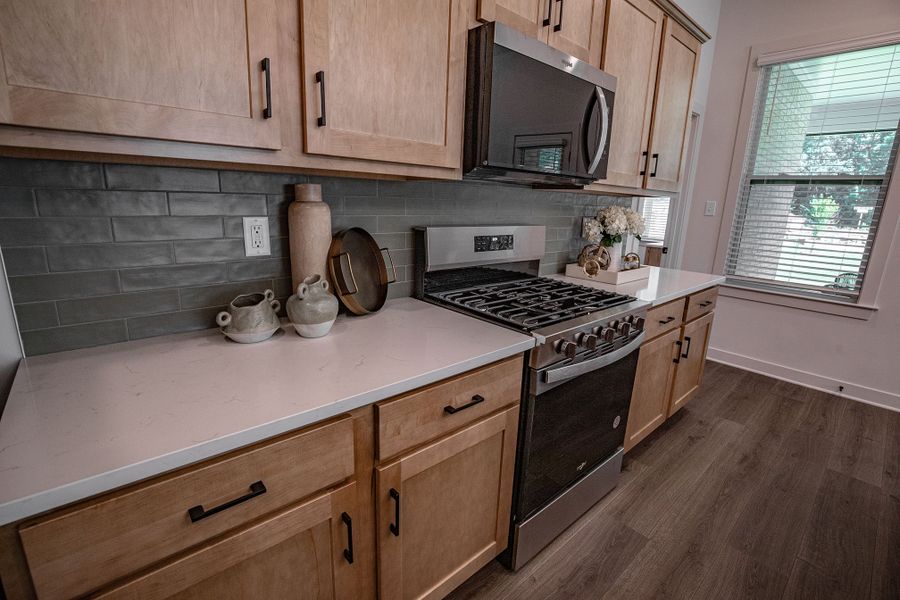 Furnished interior in a model home at Amherst in Cordova (Image 43).