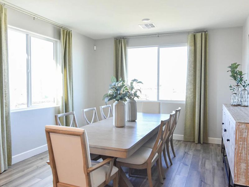 Furnished interior in a model home at Morningstar in Prescott Valley (Image 16).