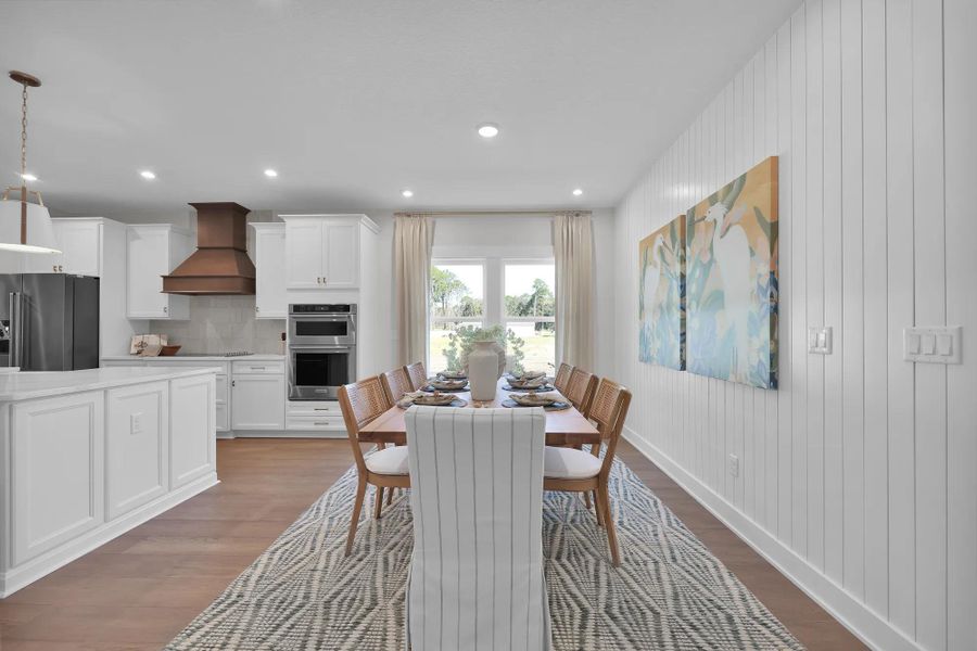 Furnished interior in a model home at Landing at Olde Florida in St. Augustine (Image 20).