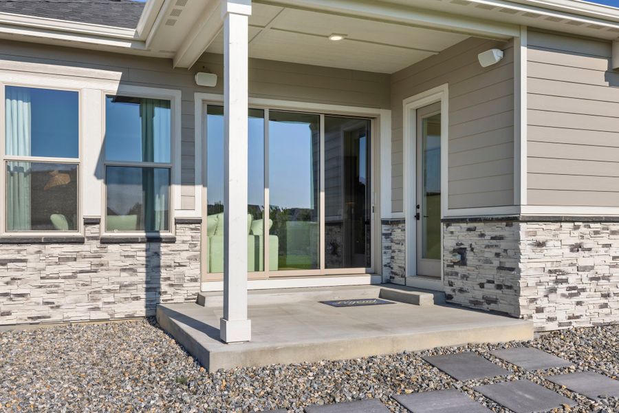 RainDance 60s Plan C417 Back Porch by American Legend Homes