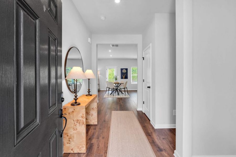 Furnished interior in a model home at Sweetlake Grove in Mableton (Image 30).