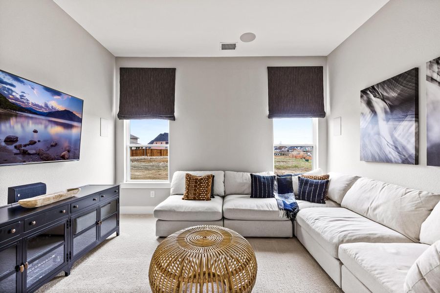 Furnished interior in a model home at Windsong Ranch - The Enclave in Prosper (Image 29). Furnished interior in a model home at Windsong Ranch - The Enclave in Prosper (Image 29).