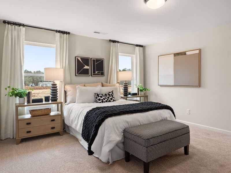 Furnished interior in a model home at Eagles Crest in Pageland (Image 6).