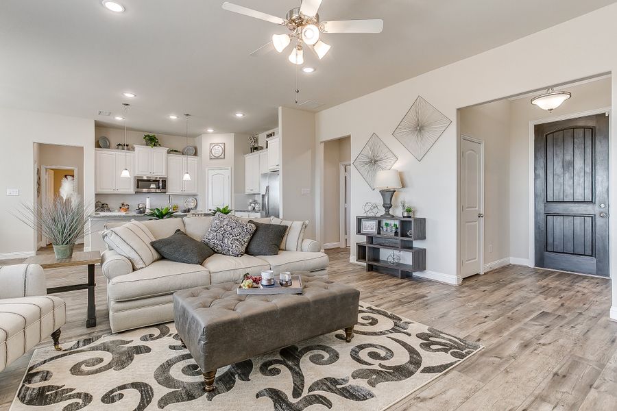 Furnished interior in a model home at Berkshire Estates in Mesquite (Image 13). Furnished interior in a model home at Berkshire Estates in Mesquite (Image 13).