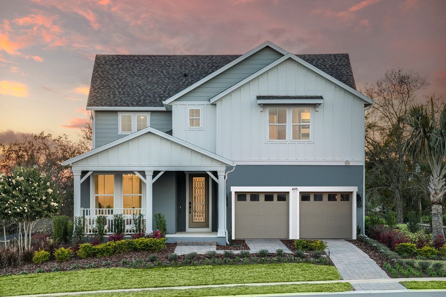 Front exterior of a home in the Vintner Reserve community, located in Clermont, FL (Image 2).