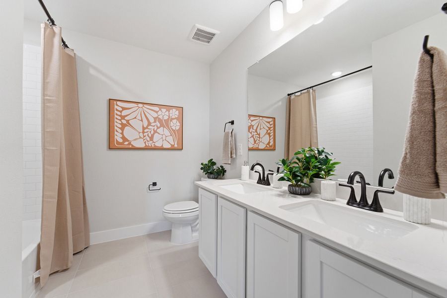 Furnished interior in a model home at Heartland in Heartland (Image 39).