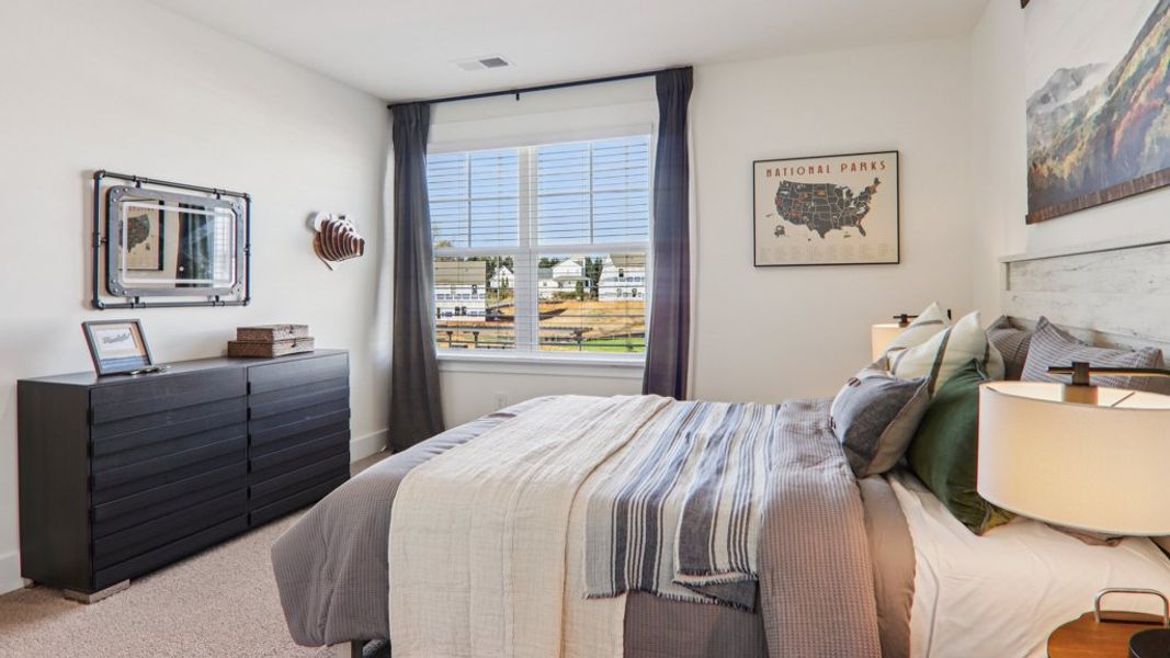 Furnished interior in a model home at Fieldcrest Acres in Blountville (Image 38). Furnished interior in a model home at Fieldcrest Acres in Blountville (Image 38).
