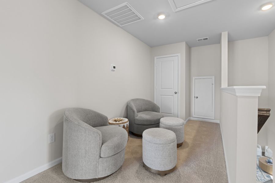 Furnished interior in a model home at Sibley Village in Sumter (Image 35).