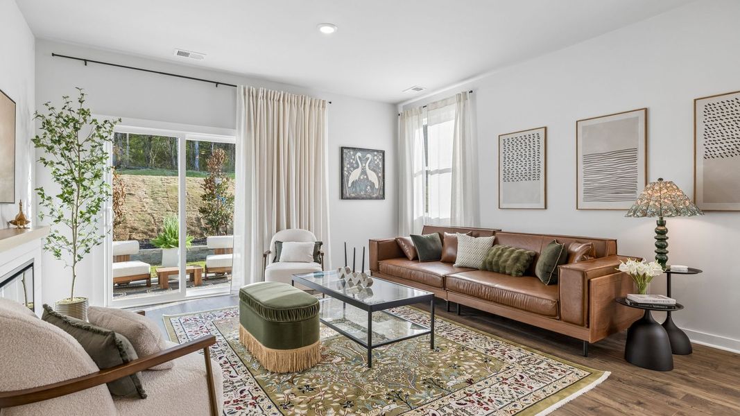 Furnished interior in a model home at Reserve at Hickory Ridge in Columbia (Image 63).