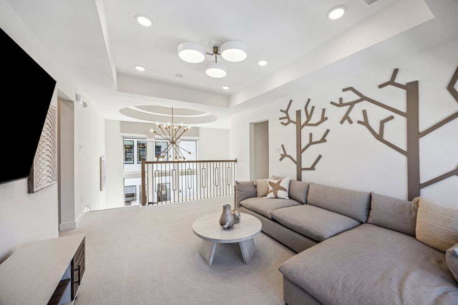 Furnished interior in a model home at Candela South - 40' in Richmond (Image 20).