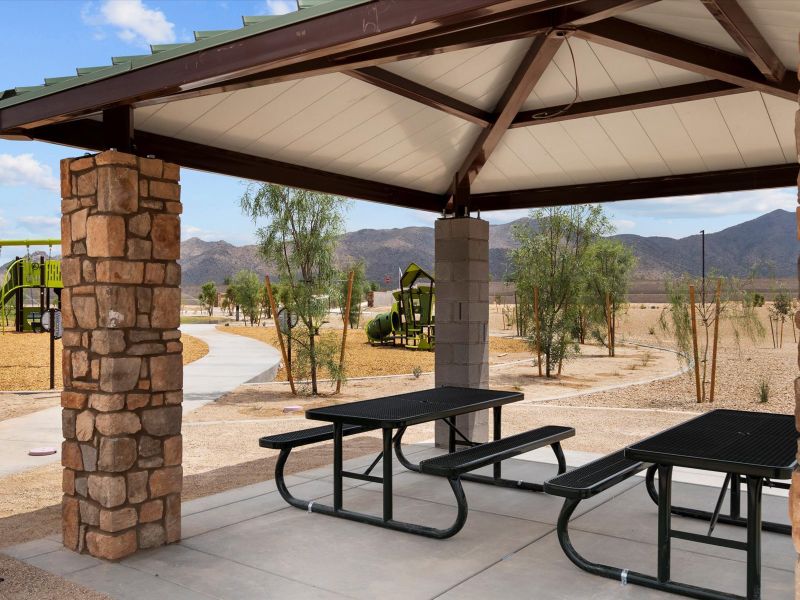 Picnic Table at Mesquite Mountain Ranch