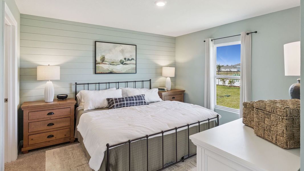 Furnished interior in a model home at Annabelle Estates in Lake Wales (Image 6).