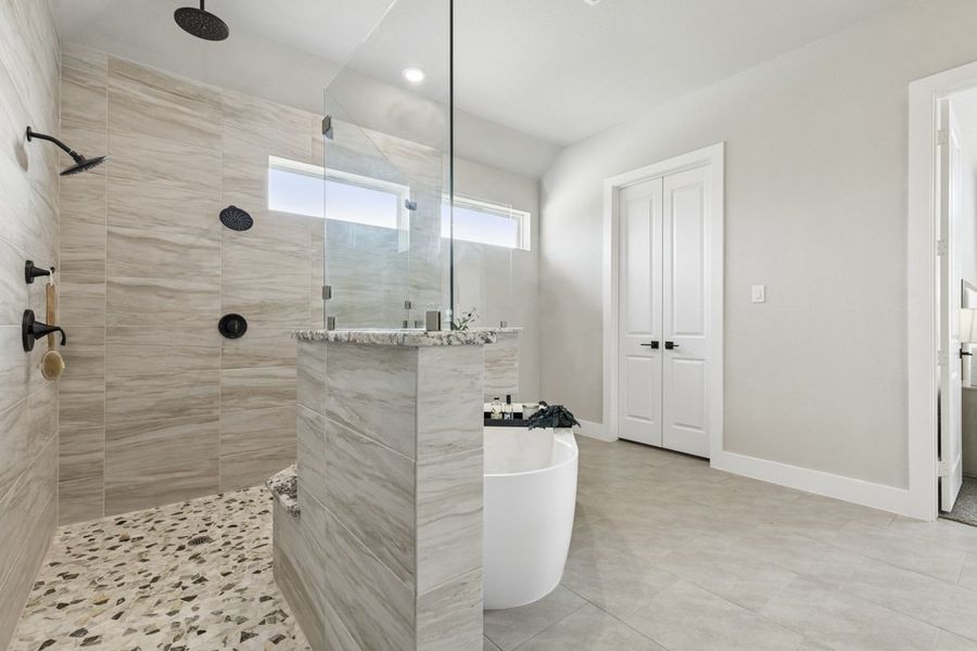 Furnished interior in a model home at Emerson Farms in Rockwall (Image 23).