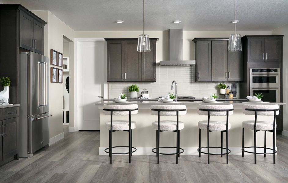Furnished interior in a model home at Trumark Homes at Sterling Ranch in Littleton (Image 7).