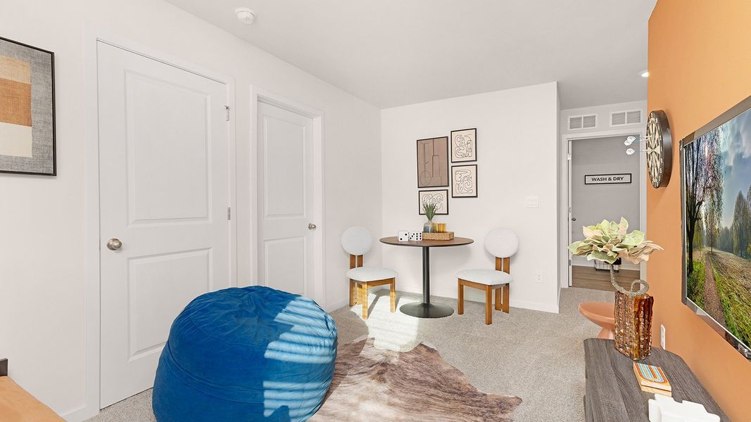 Furnished interior in a model home at Cramer Estates in Gastonia (Image 31).