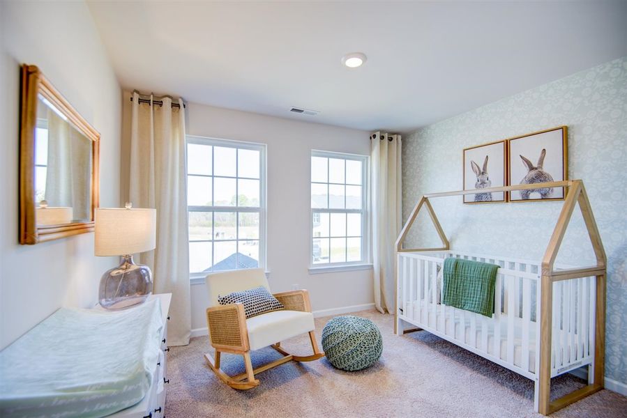 Furnished interior in a model home at Butterfield in Kinston (Image 32).