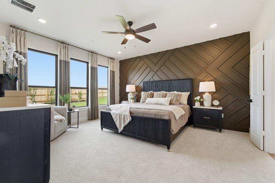 Furnished interior in a model home at Hickory Ridge Estates in Elmendorf (Image 28).