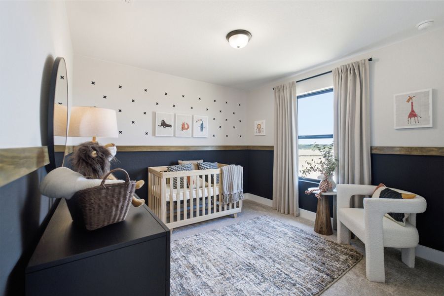 Furnished interior in a model home at Lone Oak in San Antonio (Image 34).
