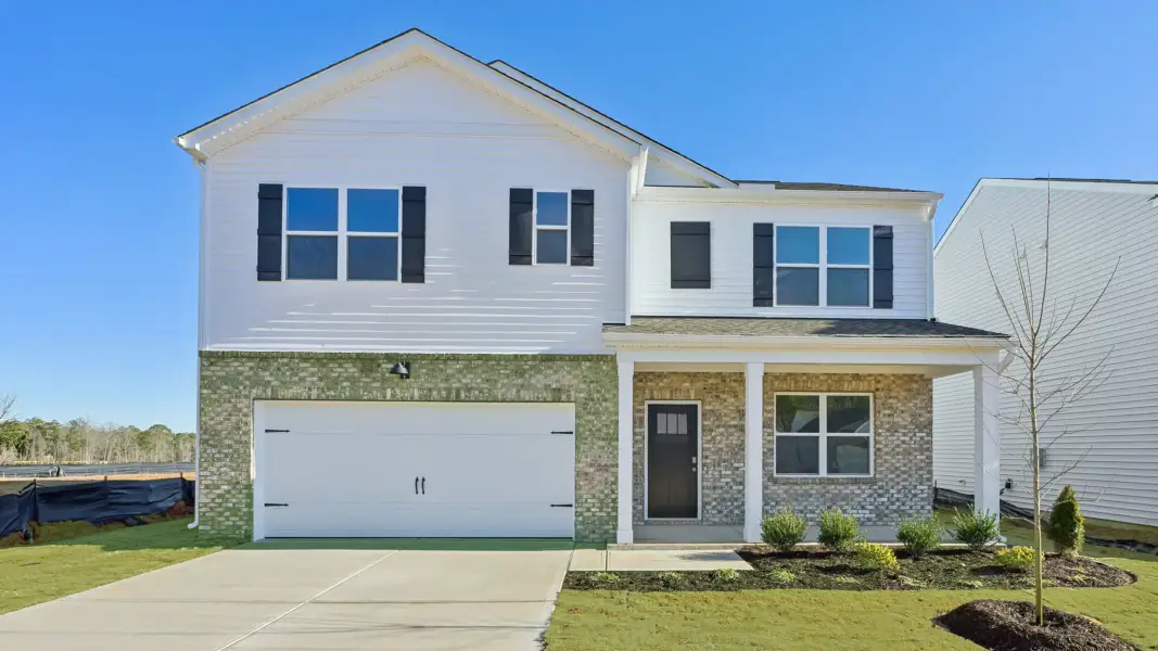 Front exterior of a home in the Copper Run South Single Family community, located in Durham, NC (Image 10).