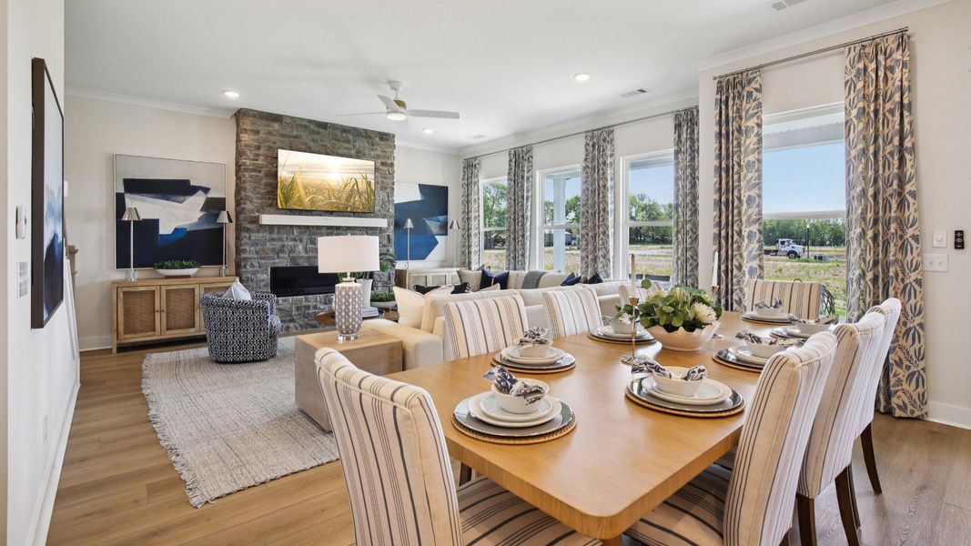 Furnished interior in a model home at Sagewood in Dawsonville (Image 15). Furnished interior in a model home at Sagewood in Dawsonville (Image 15).