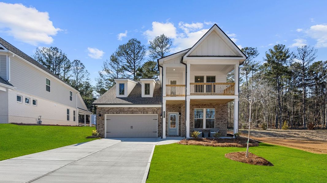 Front exterior of a home in the Hamilton Lakes community, located in Lawrenceville, GA (Image 11).