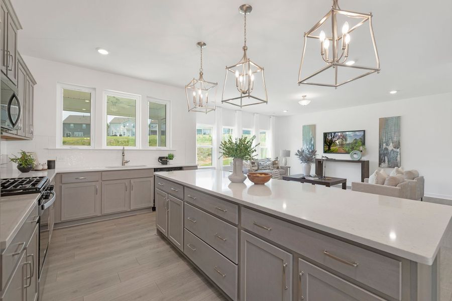 Furnished interior in a model home at Parc Northwest in Elon (Image 7). Furnished interior in a model home at Parc Northwest in Elon (Image 7).