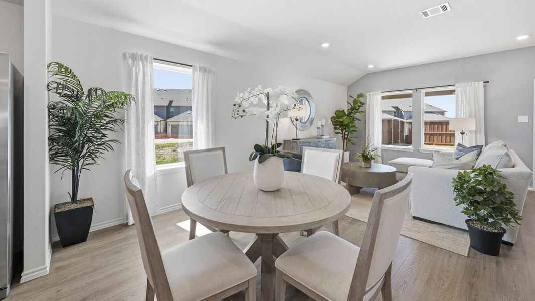 Furnished interior in a model home at Sanger Circle in Sanger (Image 30).