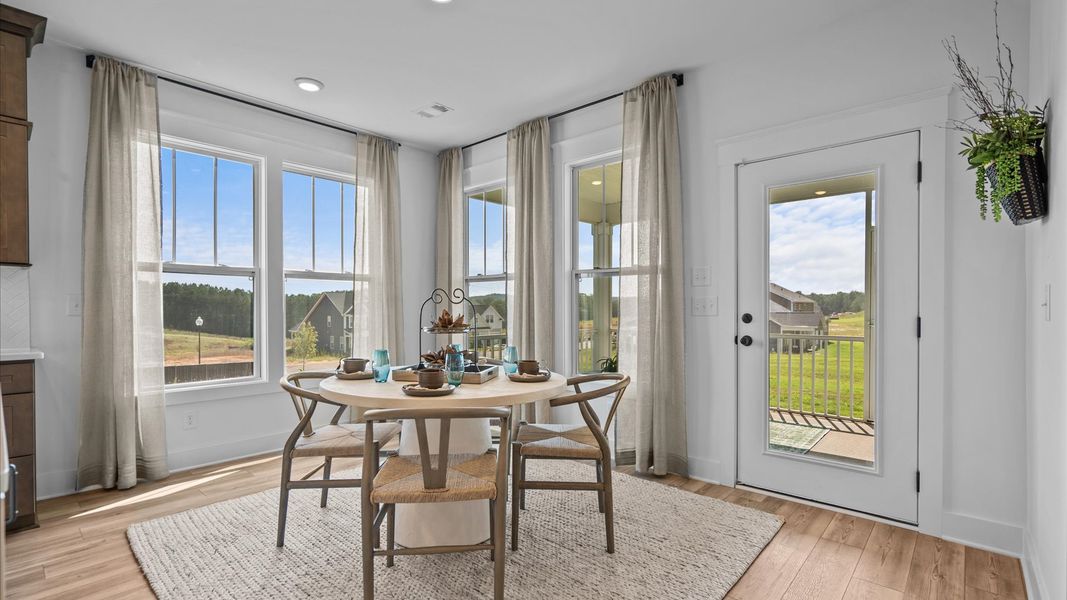 Furnished interior in a model home at Benjamin's Grove in Woodruff (Image 32). Furnished interior in a model home at Benjamin's Grove in Woodruff (Image 32).