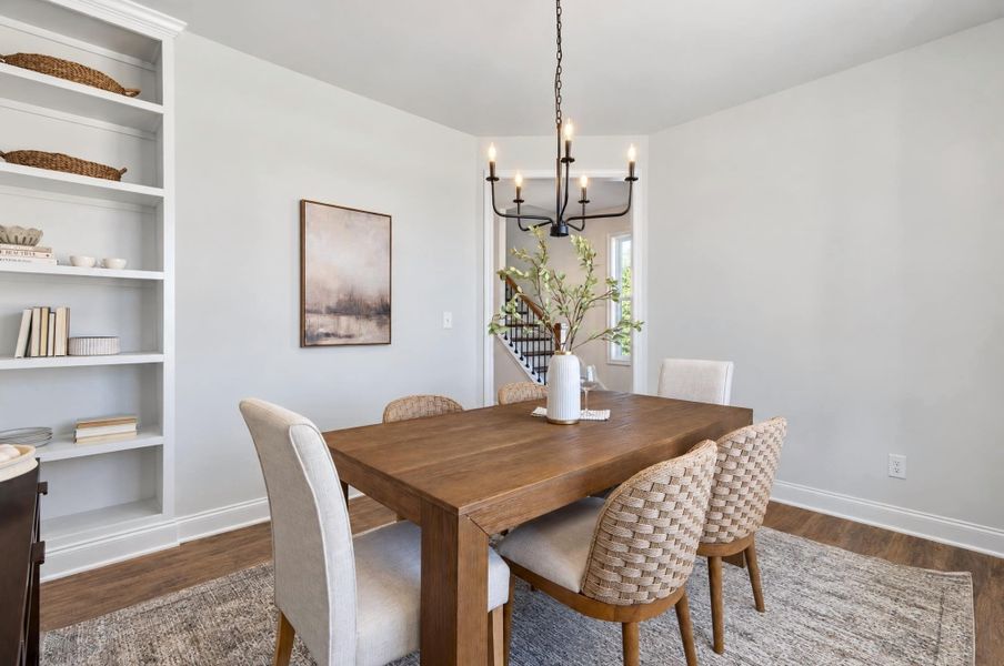 Furnished interior in a model home at Riverwood Ranch in Clayton (Image 12).