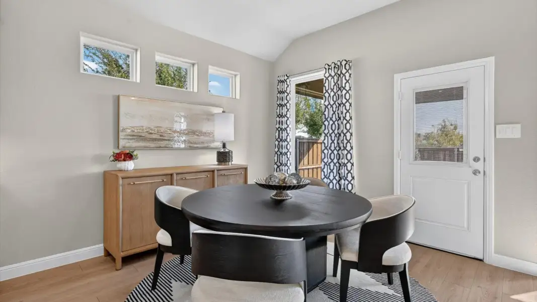 Furnished interior in a model home at Wildflower Ranch in Justin (Image 17).