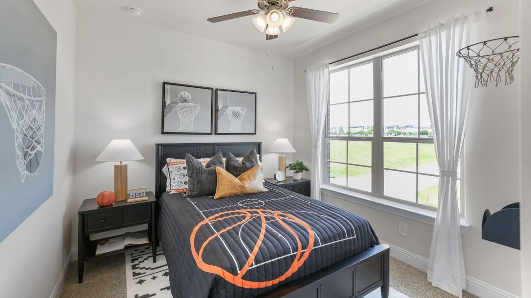 Furnished interior in a model home at Mustang Square in Plano (Image 15).