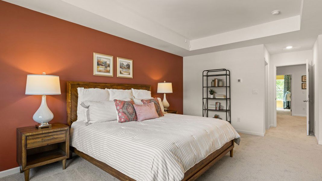 Furnished interior in a model home at Inverness at Sugarloaf in Lawrenceville (Image 11).