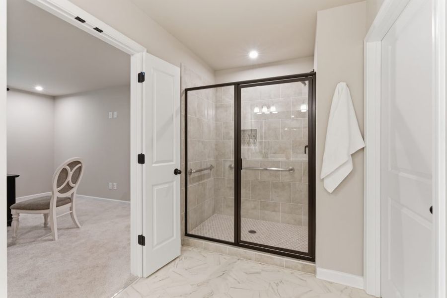 Furnished interior in a model home at Silver Leaf in Dawsonville (Image 15).