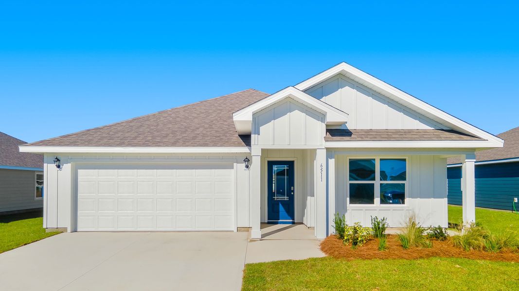 Front exterior of a home in the Destini Lane community, located in Panama City, FL (Image 5). Front exterior of a home in the Destini Lane community, located in Panama City, FL (Image 5).