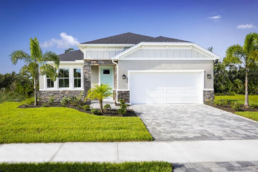 Enjoy beautiful curb appeal homes with exterior stone accents. Enjoy beautiful curb appeal homes with exterior stone accents.