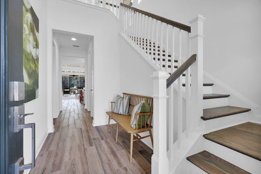 Furnished interior in a model home at Crosswinds at Nocatee in Ponte Vedra (Image 33).