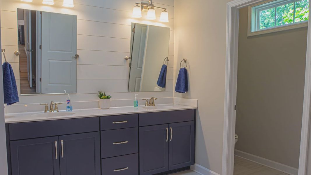 Furnished interior in a model home at The Landing at Sycamore Creek in High Point (Image 11).