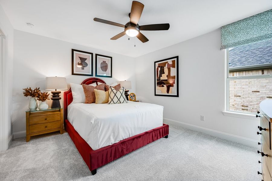 Furnished interior in a model home at The Ranch at Uptown Celina 40s in Celina (Image 45).