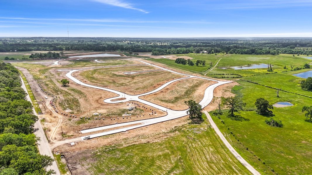 Site preparation and early development at Briarley in Montgomery, TX (Image 31).