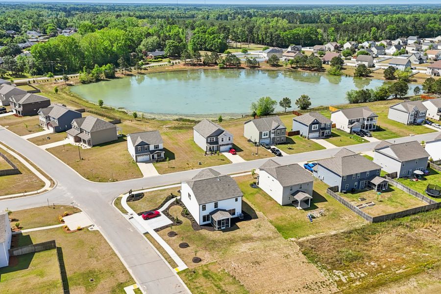 Aerial view of the Southbridge community in Sumter, SC, showing layout and nearby surroundings (Image 14).