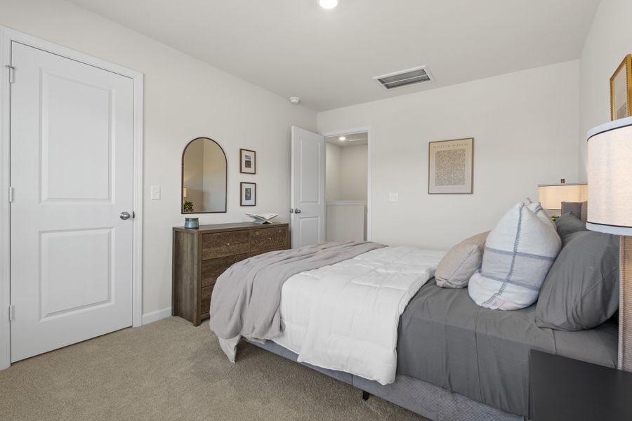 Furnished interior in a model home at Cypress Point in Graniteville (Image 30).