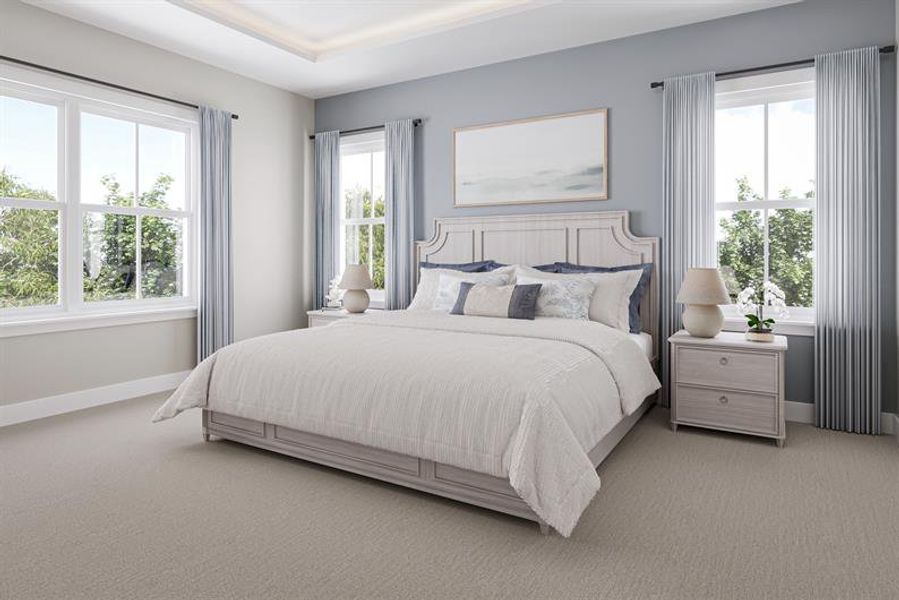 Furnished interior in a model home at Malabar Springs in Palm Bay (Image 7). Furnished interior in a model home at Malabar Springs in Palm Bay (Image 7).