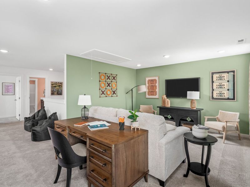 Furnished interior in a model home at Calista Farms in White House (Image 36). Furnished interior in a model home at Calista Farms in White House (Image 36).